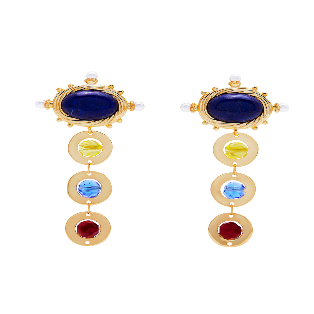 Load image into Gallery viewer, Gold Woman Earrings
