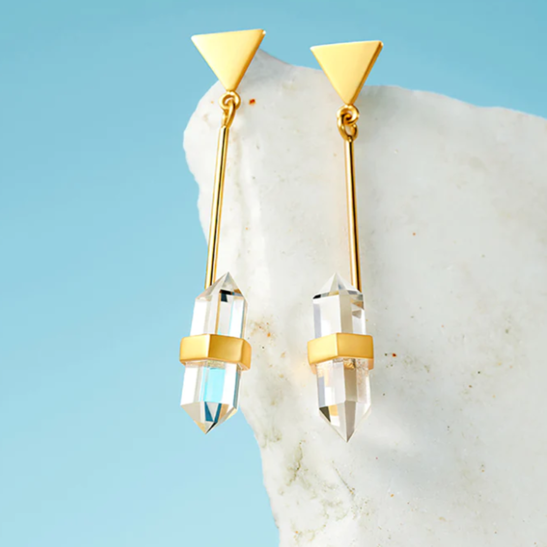NM - Universe Triangle Earrings