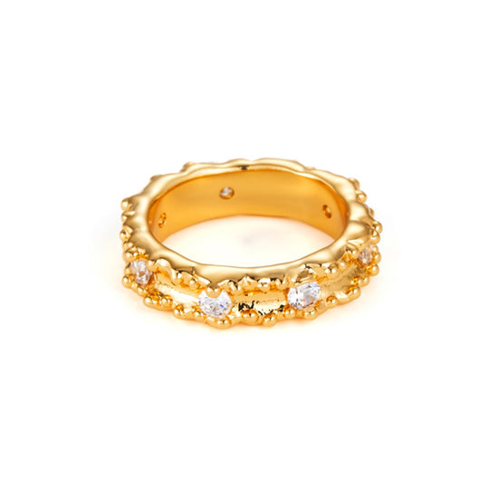Load image into Gallery viewer, Church Pillar 18K Gold plated Ring
