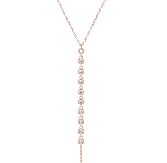 THIALH - Classic - Watery 18K Rose Gold plated Necklace