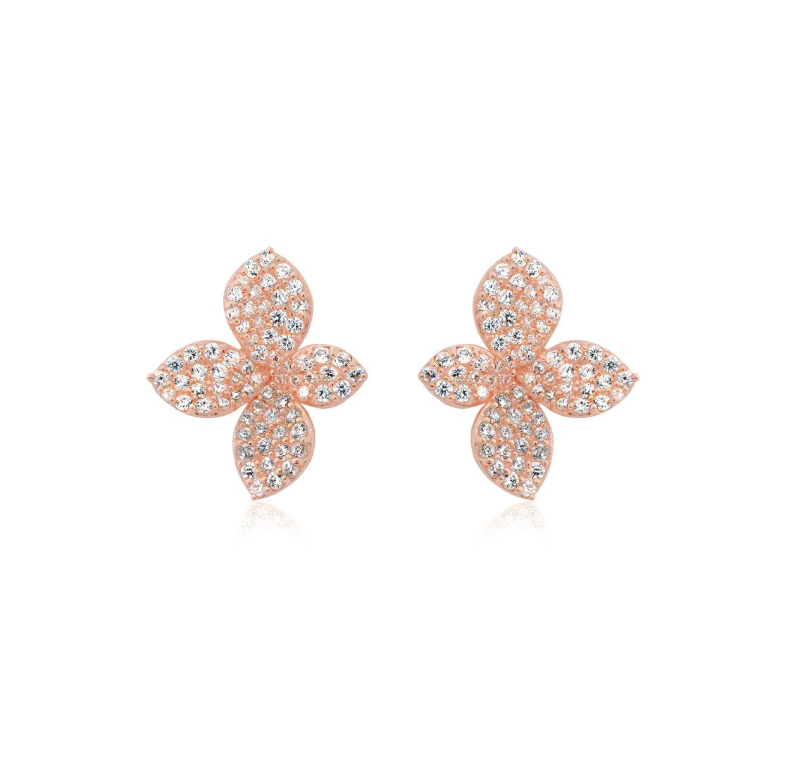 THIALH - Classic - Bloom 18K Rose Gold plated Earrings