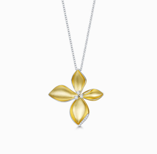 THIALH-Amalfi-Bloom 18K Yellow Gold plated Necklace