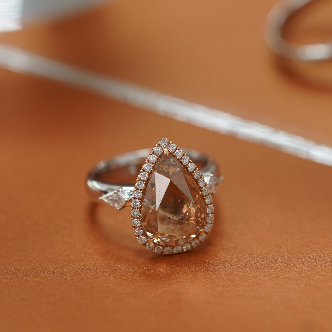 INFINITY - 18K White Rose Gold Diamond Ring