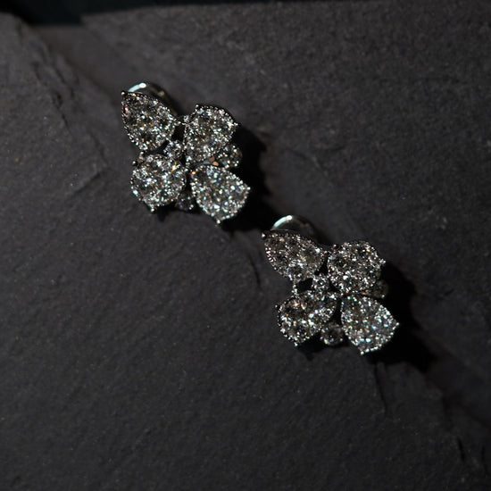 FINITE - 18K White Gold Diamond Earring