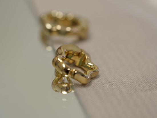 Beau- Small Size Yellow Gold Ear Cuffs