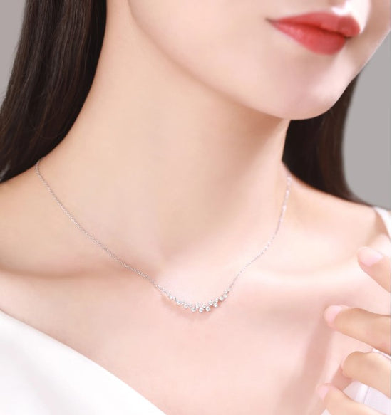 THIALH - LEGACY- 18K White Gold Dimond Necklace