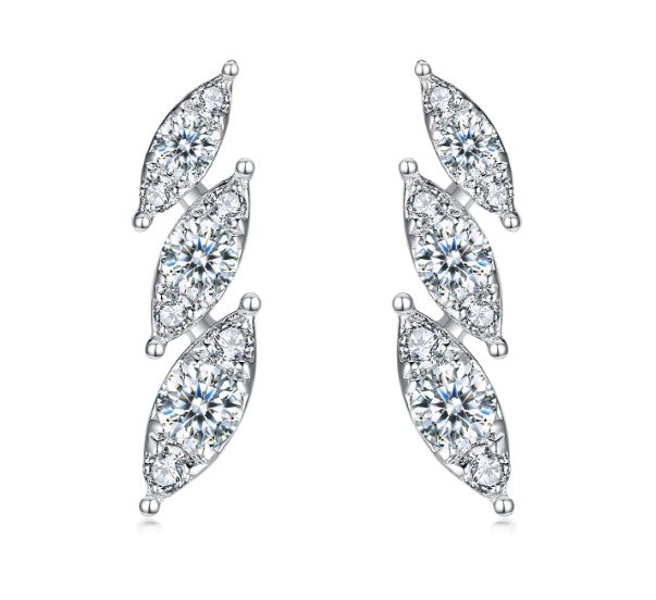 Load image into Gallery viewer, LEGACY- 18K White Gold and Diamonds Earrings
