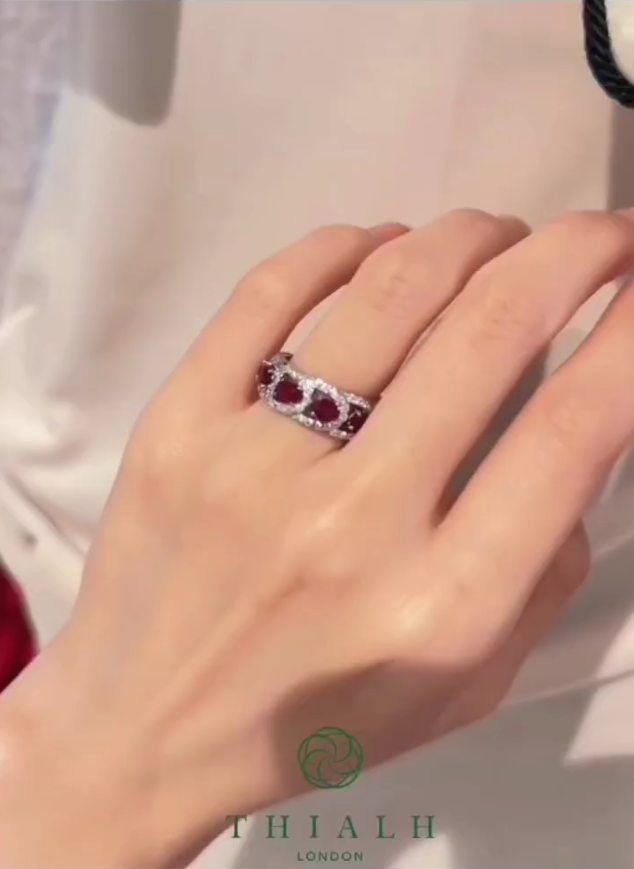 ROMAnce•LEGACY瑰寶系列 - 紅寶石鑽石戒指