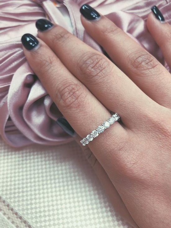 Diamonds Are Forever - 18K White Gold Diamond Band Ring