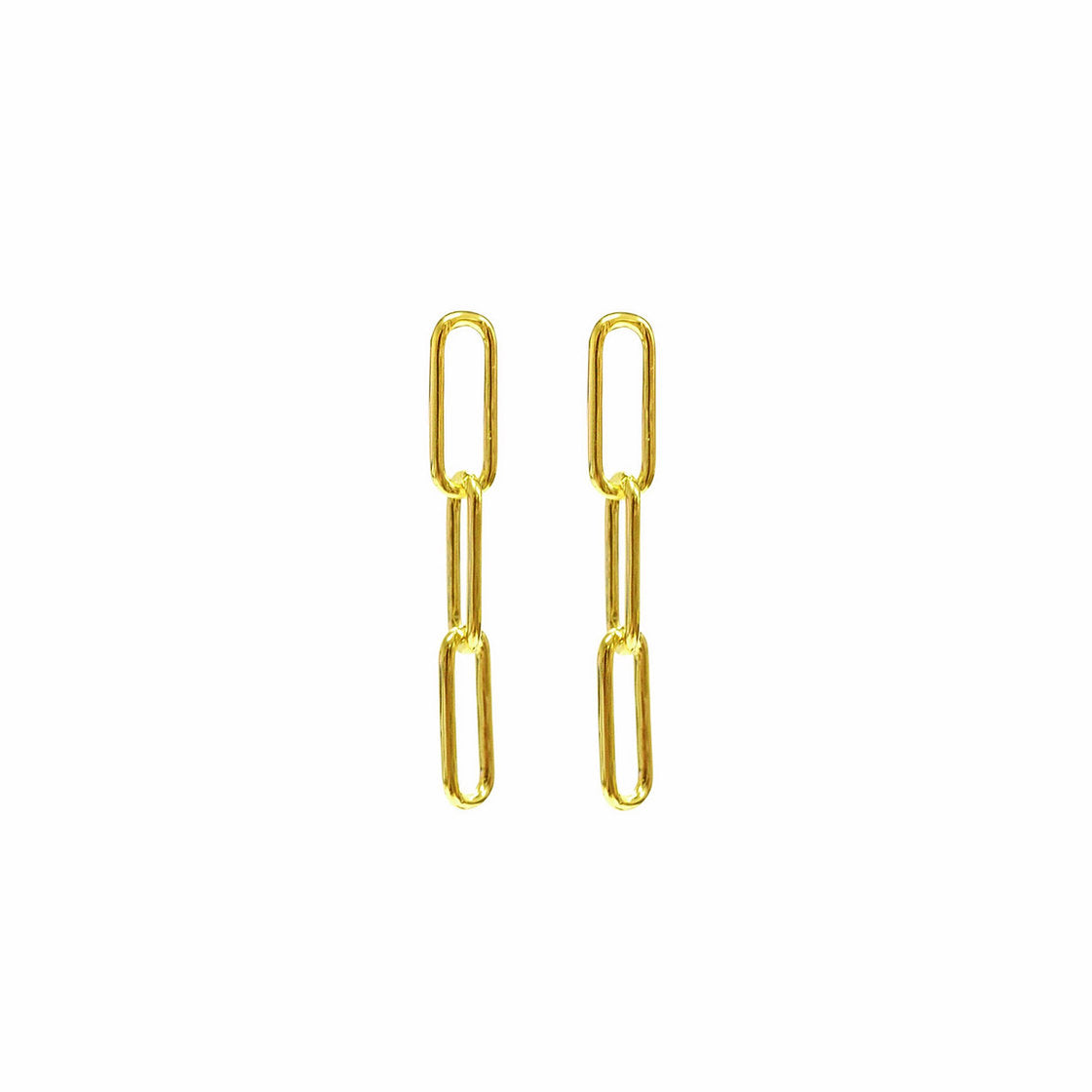 Links - 18K Yellow Gold Links Earring