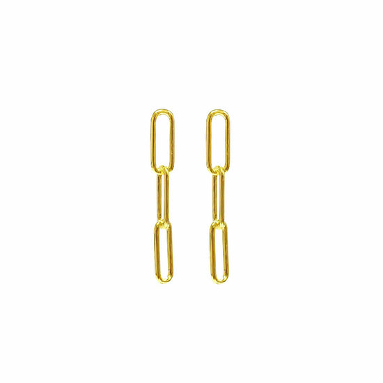 Links - 18K Yellow Gold Links Earring