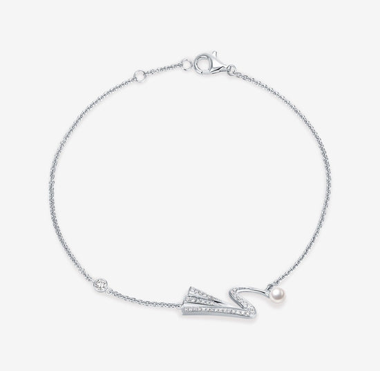 DATURA • MUSIQI - Diamond and Pearl Bracelet