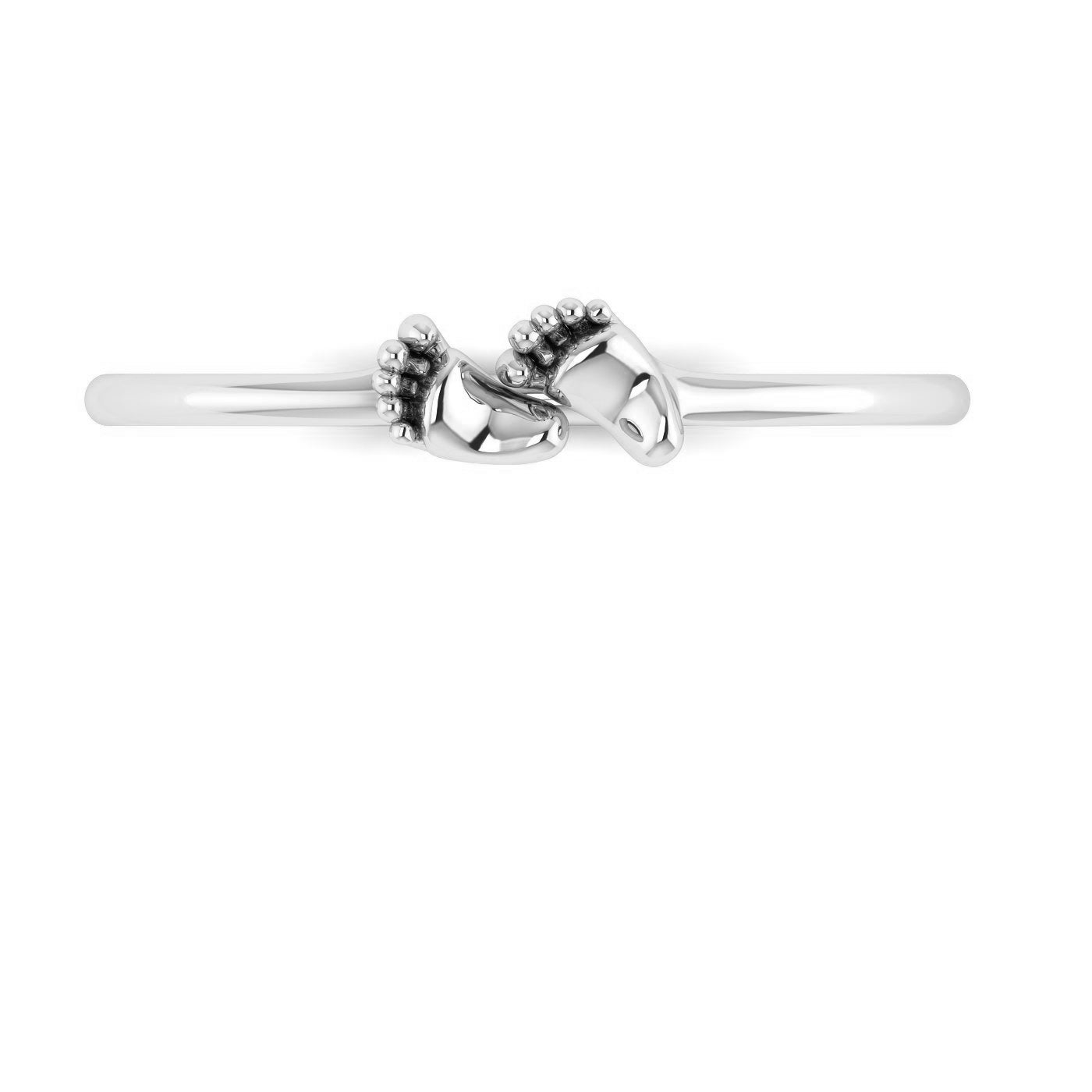 Load image into Gallery viewer, Pour La Vie - 18K White Gold Plated Silver Roof of Life Bangle
