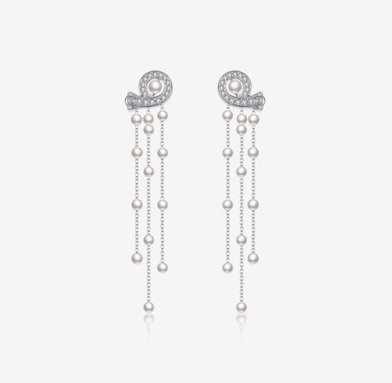 THIALH - DATURA • MUSIQI - Diamond and Pearl Earrings