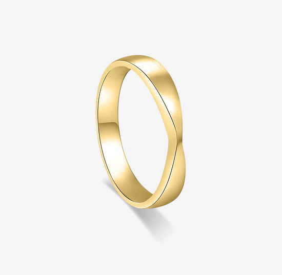 THIALH - ROMAnce • ROYAL GATEWAY - Yellow Gold Wedding Ring