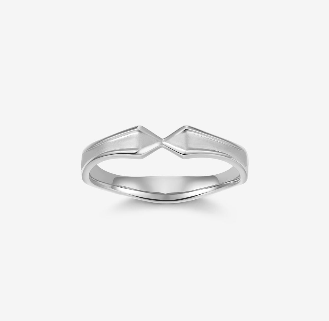 ROMAnce • ROYAL GATEWAY - White Gold Wedding Ring