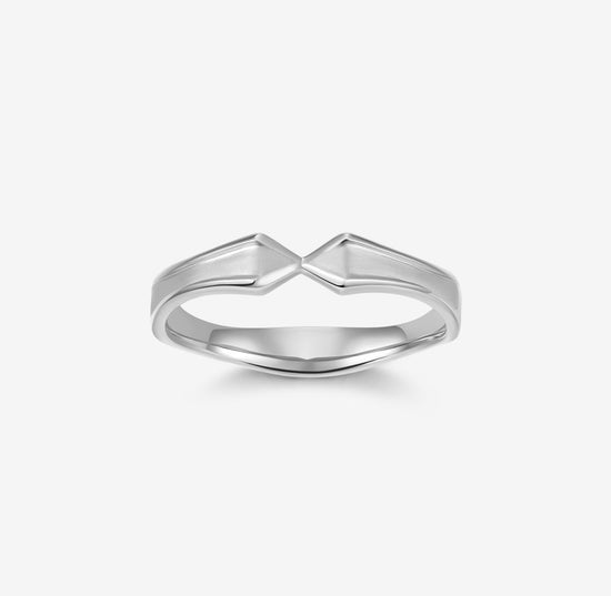 THIALH - ROMAnce • ROYAL GATEWAY - White Gold Wedding Ring