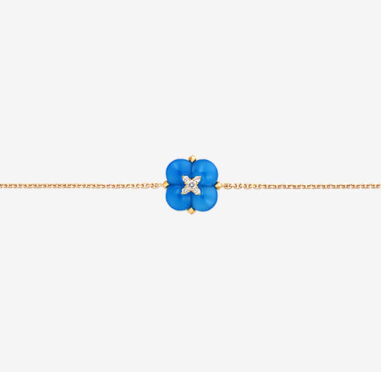 THIALH - 許願池系列 - 藍玉髓鑽石手鍊