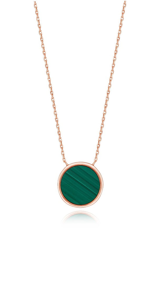 THIALH - Galaxy - Green Star Gold plated Malachite Necklace