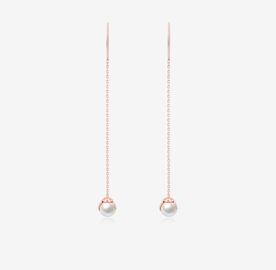 Load image into Gallery viewer, ROBIN - Akoya Pearls set in 18K Rose gold
