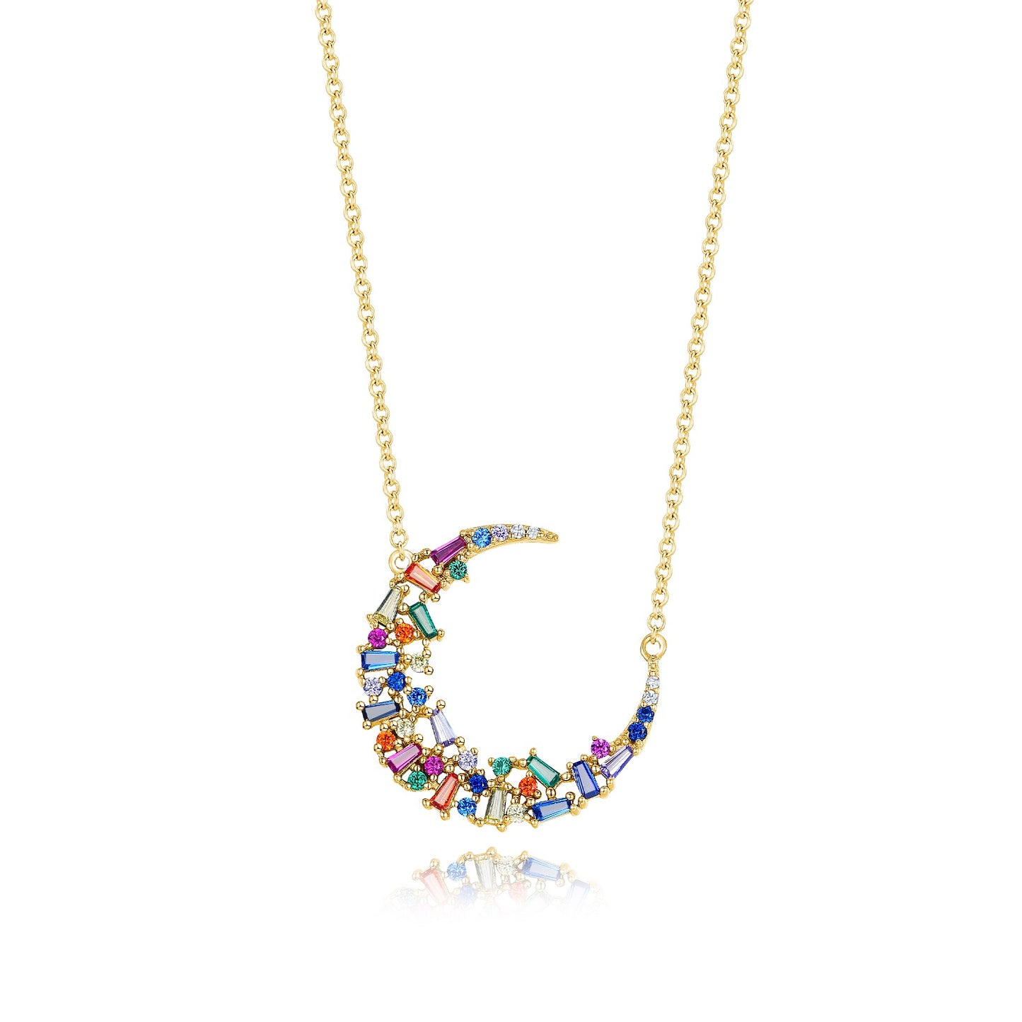 THIALH - Rainbow - Yellow Sterling Silver Necklace