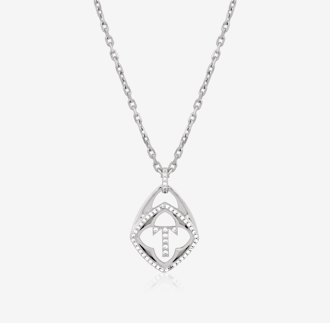THIALH - MONOGRAM - Sterling Silver Letter T Necklace