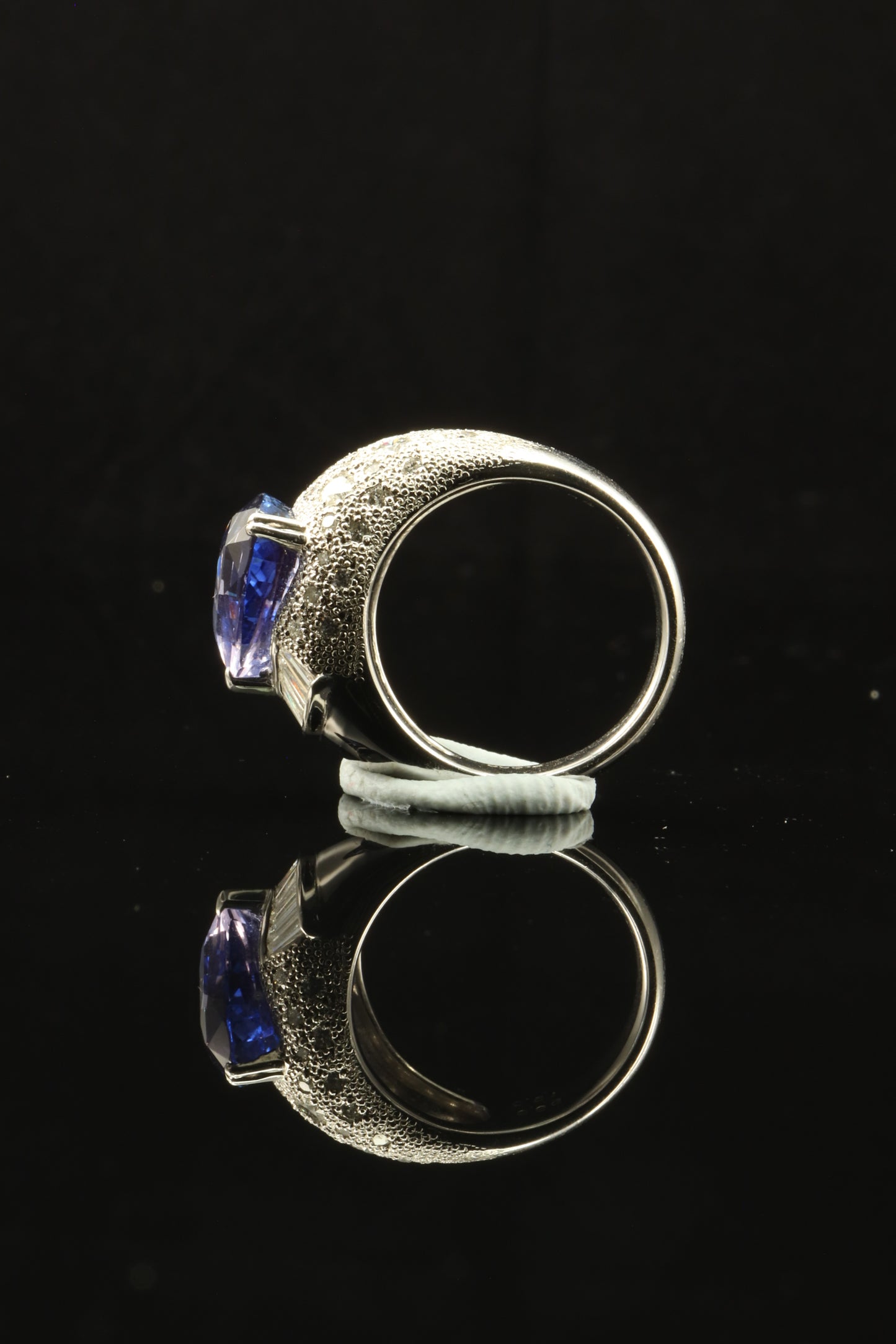 PT900白金寶石戒指(藍寶石)