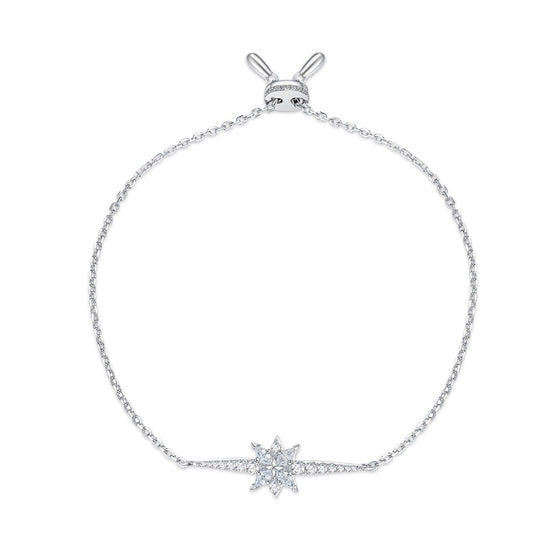 THIALH - Galaxy - White Silver Starring Bracelet