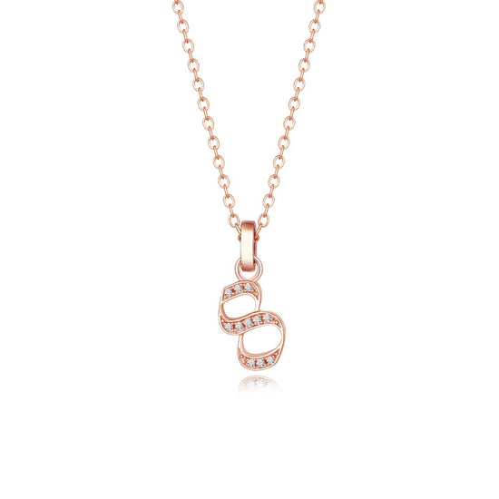Blessing - Infinity (Eight) Necklace in Rose Gold