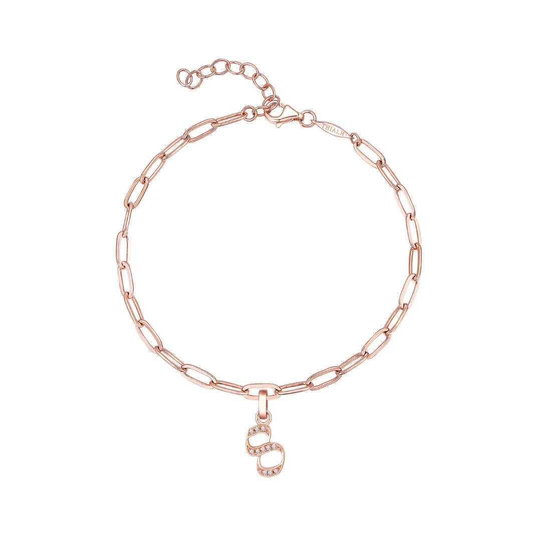 Blessing - Infinity(Eight) Bracelet in Rose Gold
