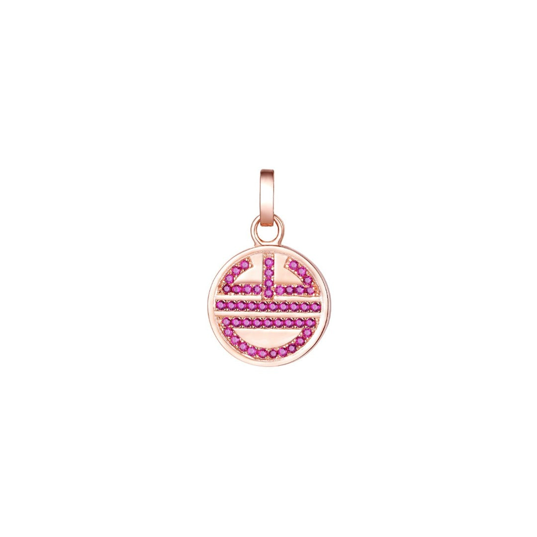 Blessing - Ji Accessory with Clip Pendant in Rose Gold