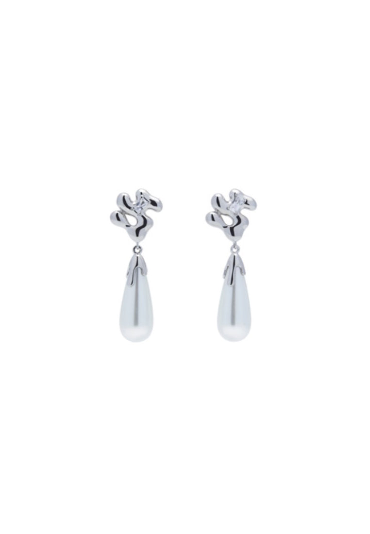 NM - Liquified Pearl Earrings