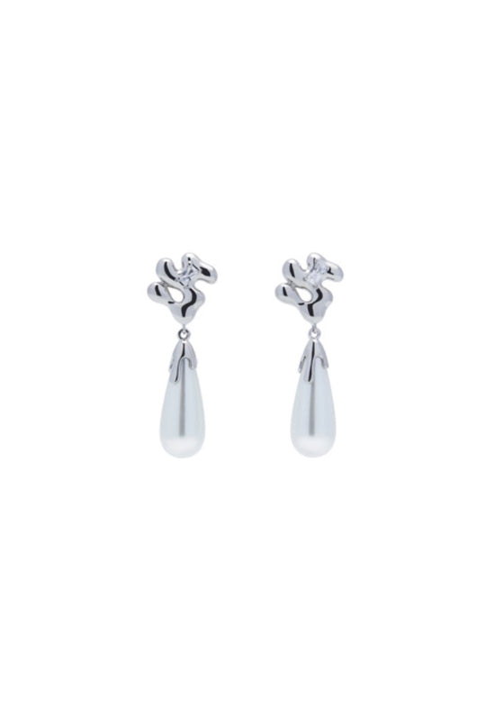 NM - Liquified Pearl Earrings
