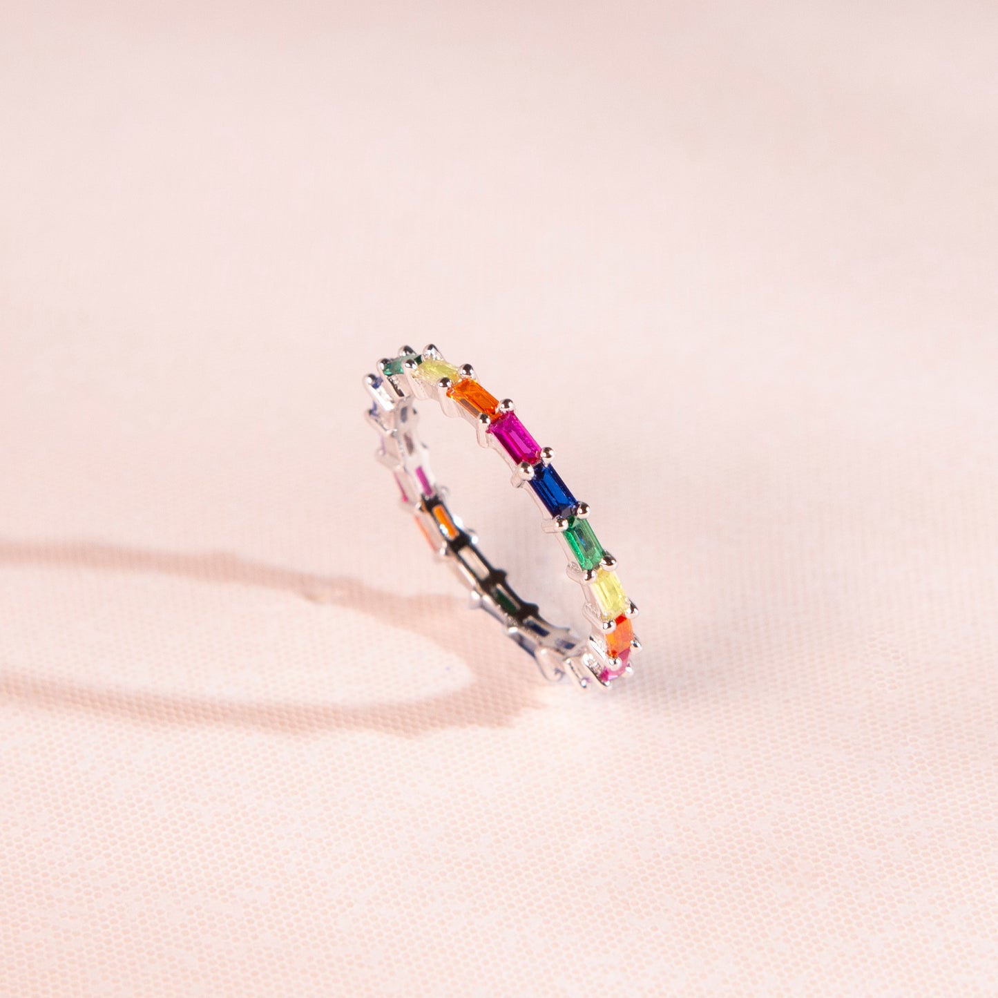 THIALH - Rainbow - White Ring