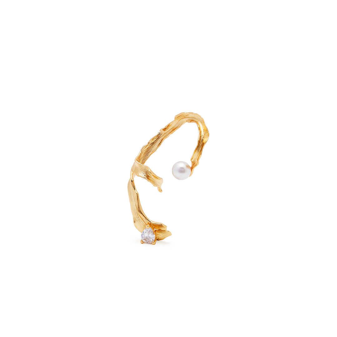 NM - Leaf Hook Earring （Single）