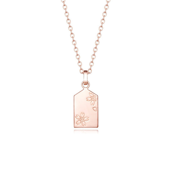 Blessing - Genki Necklace in Rose Gold