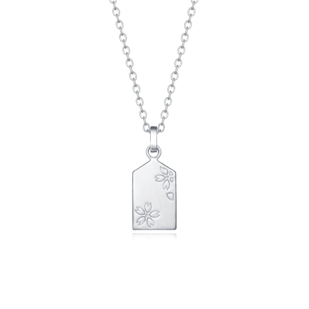 Blessing - Love Necklace in White Gold