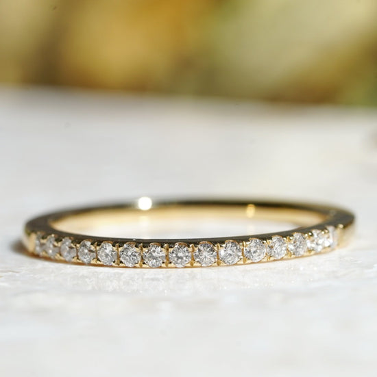 For Her Jewellery - 18K Yellow Gold Diamond Eternity Ring