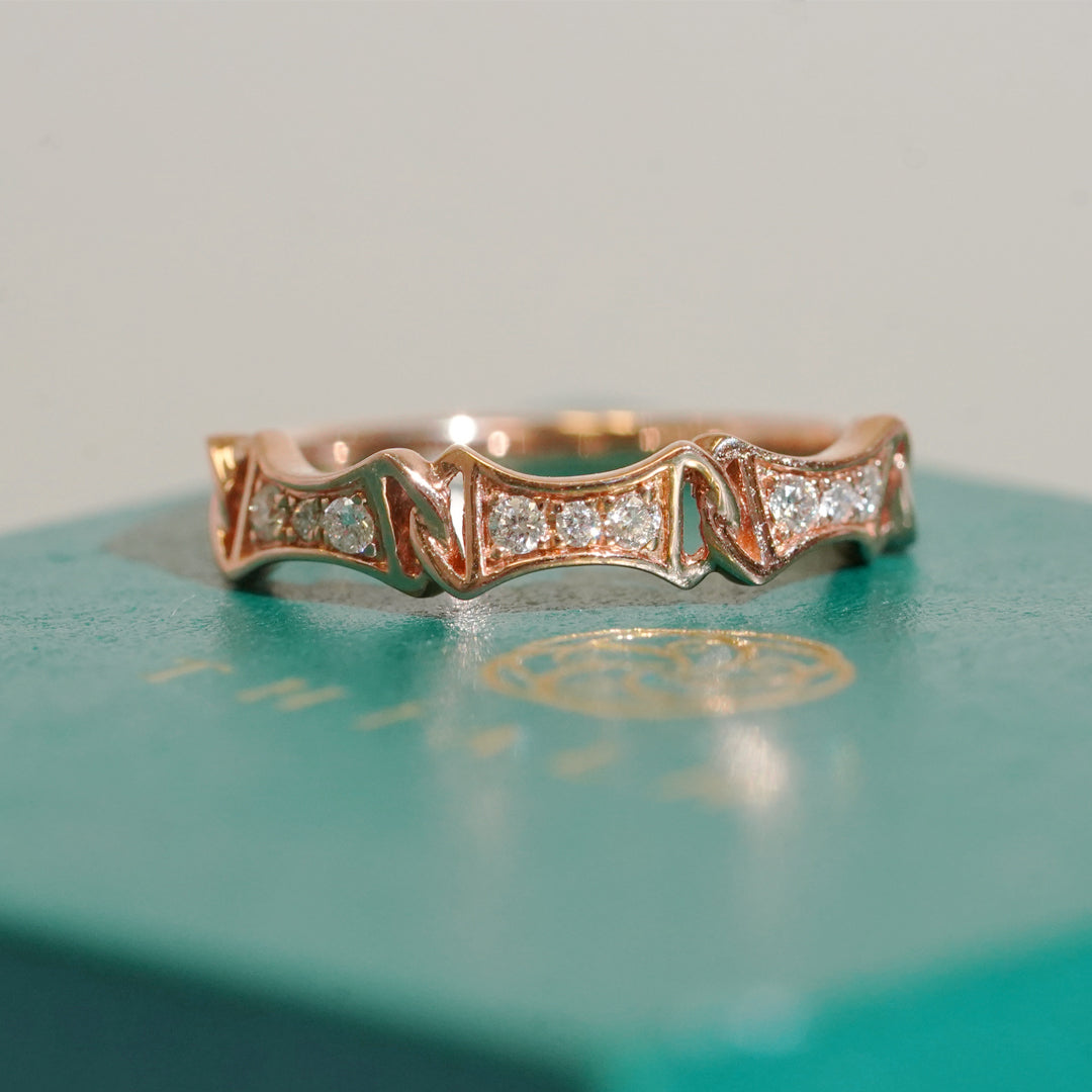 mori - 14K Gold Diamond Ring