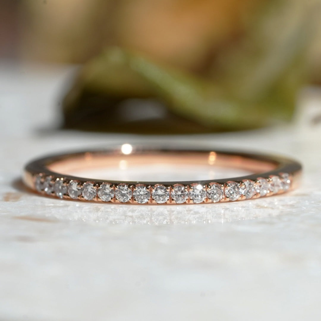 Load image into Gallery viewer, For Her Jewellery - 18K Rose Gold Diamond Eternity Ring
