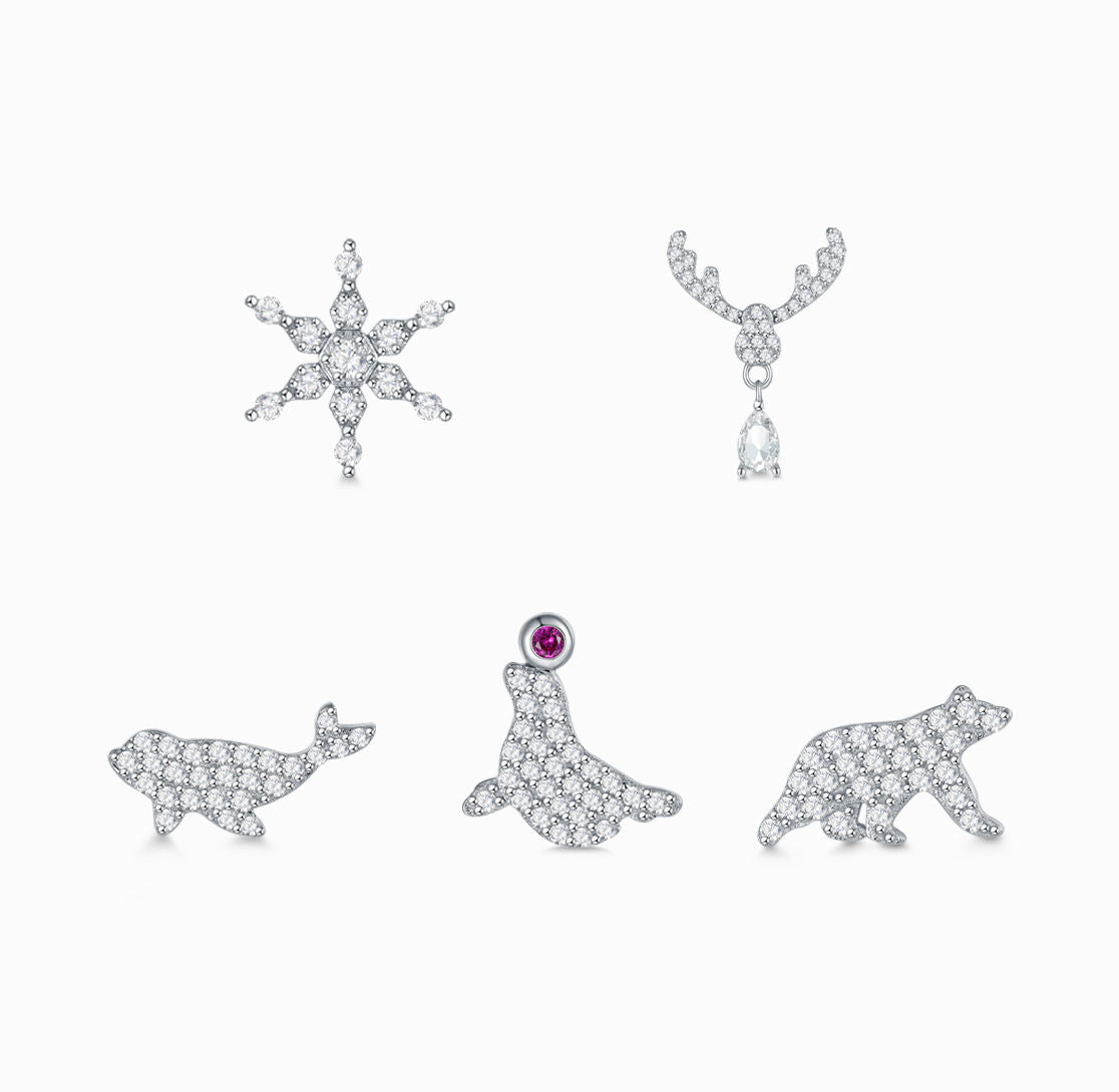 Load image into Gallery viewer, Polar Paradise - Set Earrings
