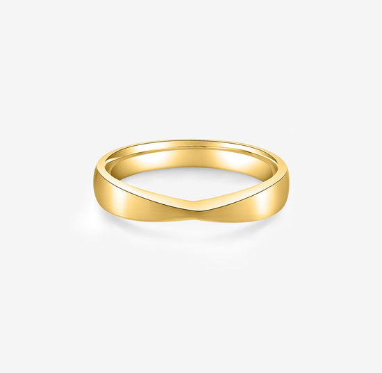 Load image into Gallery viewer, ROMAnce • ROYAL GATEWAY - Yellow Gold Wedding Ring
