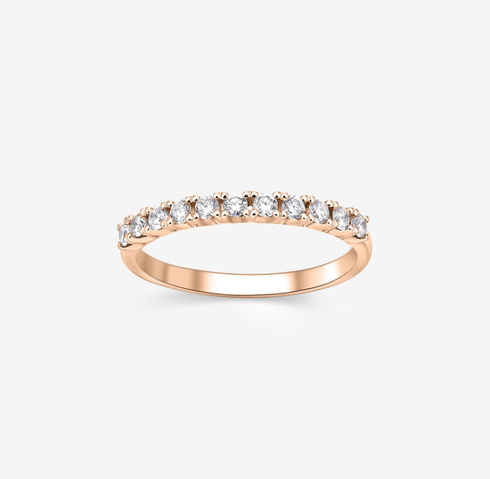 THIALH - ROMAnce • ROYAL GATEWAY - Diamond in Rose Gold Wedding Ring