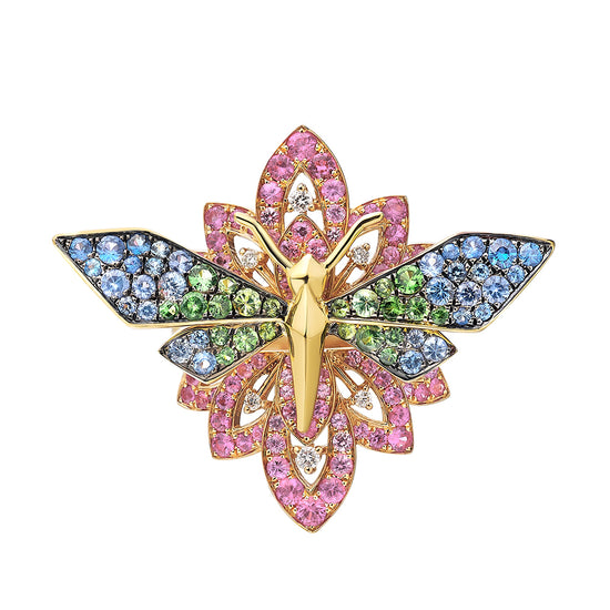 Load image into Gallery viewer, FANTASY GARDEN - FLOWER JACKET RING
